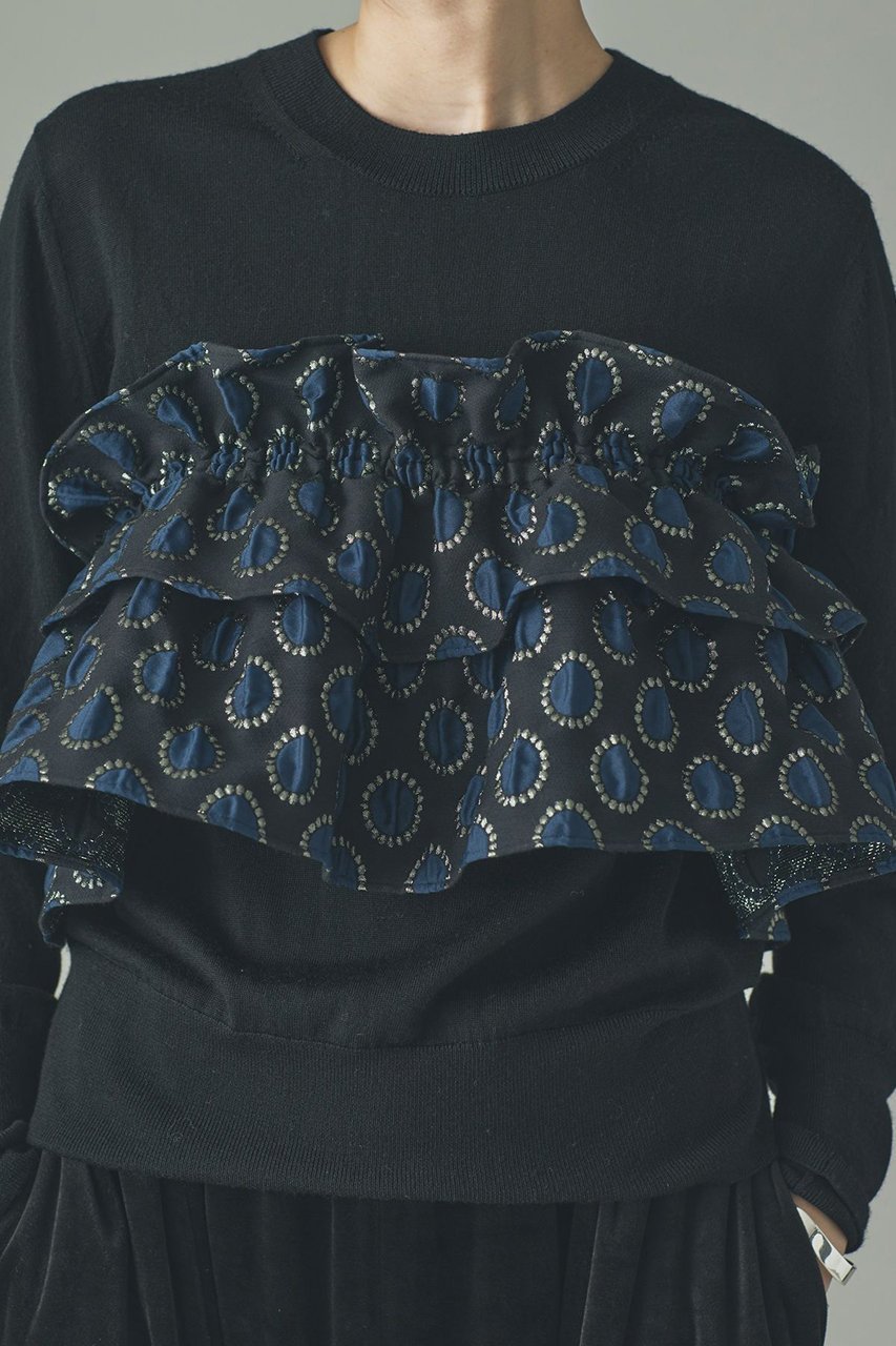 【カレンソロジー/Curensology】の〈C.S.G〉サークルドットビスチェ 人気、トレンドファッション・服の通販 founy(ファニー) 　ファッション　Fashion　レディースファッション　Fashion for Women　トップス・カットソー　Cut & Sew Tops　キャミソール&ノースリーブ　Camisoles & Sleeveless Tops　シャツ・ブラウス・オフィスカジュアル　Elegant Blouses & Button-Ups　ロングTシャツ・Tシャツ　Longline T-Shirts & Tees　カットソー・ベーシックTシャツ　Cut-and-Sewn Tops / Stretch Tees & Basics　ビスチェ　Bustiers & Corset Tops / Layered Bustier Style　キャミソール　Camisole, Spaghetti Strap Top　ギャザー　Gathered, Ruffled　ジャカード／ジャガード　Jacquard, Woven Pattern　タンク　Tank Top, Sleeveless Top　タートルネック　Turtleneck, High Neck　デニム　Denim, Jeans Material　ドット　Polka Dot, Dot Pattern　フリル　Frill, Ruffle　ボトム　Bottoms, Lower Wear　other-8|ID: prp329100004757830 ipo3291000000035973002