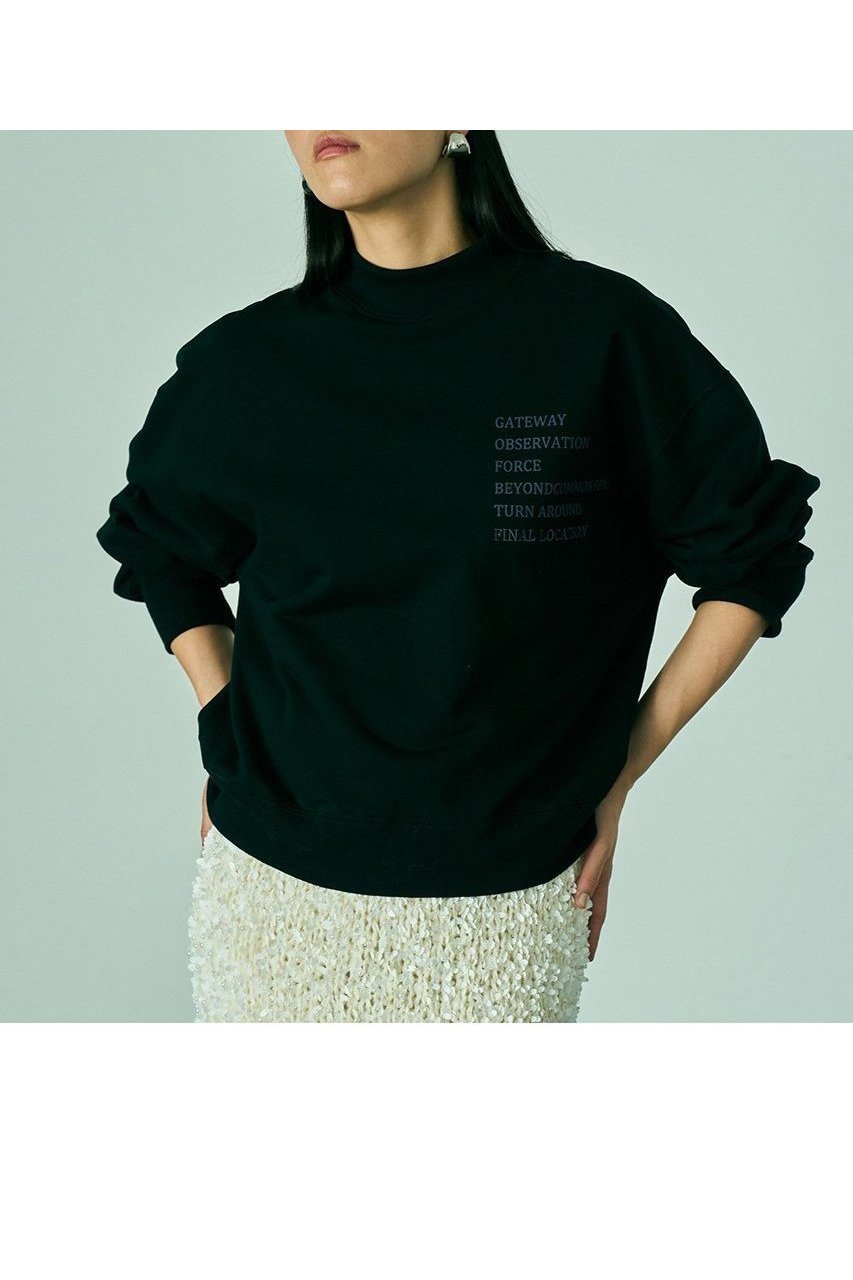 【カオス/Chaos】の【WHY NOT NOW】パークスウェット インテリア・キッズ・メンズ・レディースファッション・服の通販 founy(ファニー) 　ファッション　Fashion　レディースファッション　Fashion for Women　トップス・カットソー　Cut & Sew Tops　シャツ・ブラウス・オフィスカジュアル　Elegant Blouses & Button-Ups　レディースパーカー・カジュアルフーディー　Casual Hoodies & Sweatshirts　ロングTシャツ・Tシャツ　Longline T-Shirts & Tees　スウェット・クルーネックトップス　Sweatshirts & Crewnecks / Relaxed Fit Sweat Tops　カットソー・ベーシックTシャツ　Cut-and-Sewn Tops / Stretch Tees & Basics　おすすめ　Recommended / Our Picks　エレガント 上品　Elegant　プリント　Print, Printed Pattern　冬　Winter / This Winter　新作・新入荷　New Arrivals / New In　ブラック|ID: prp329100004757833 ipo3291000000034420727