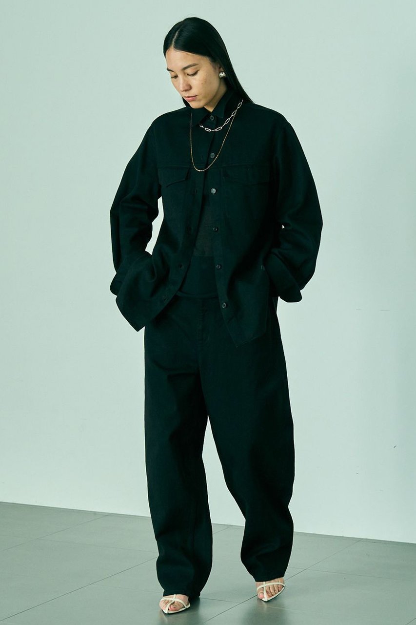 【カオス/Chaos】の【WHY NOT NOW】イーストデニムシャツ 人気、トレンドファッション・服の通販 founy(ファニー) 　ファッション　Fashion　レディースファッション　Fashion for Women　トップス・カットソー　Cut & Sew Tops　シャツ・ブラウス・オフィスカジュアル　Elegant Blouses & Button-Ups　おすすめ　Recommended / Our Picks　コンパクト　Compact, Small Size　スリーブ　Sleeve, Long Sleeve / Short Sleeve　デニム　Denim, Jeans Material　ロング　Long, Long-Length　ワーク　Workwear, Utility Style　新作・新入荷　New Arrivals / New In　other-5|ID: prp329100004757834 ipo3291000000034420739