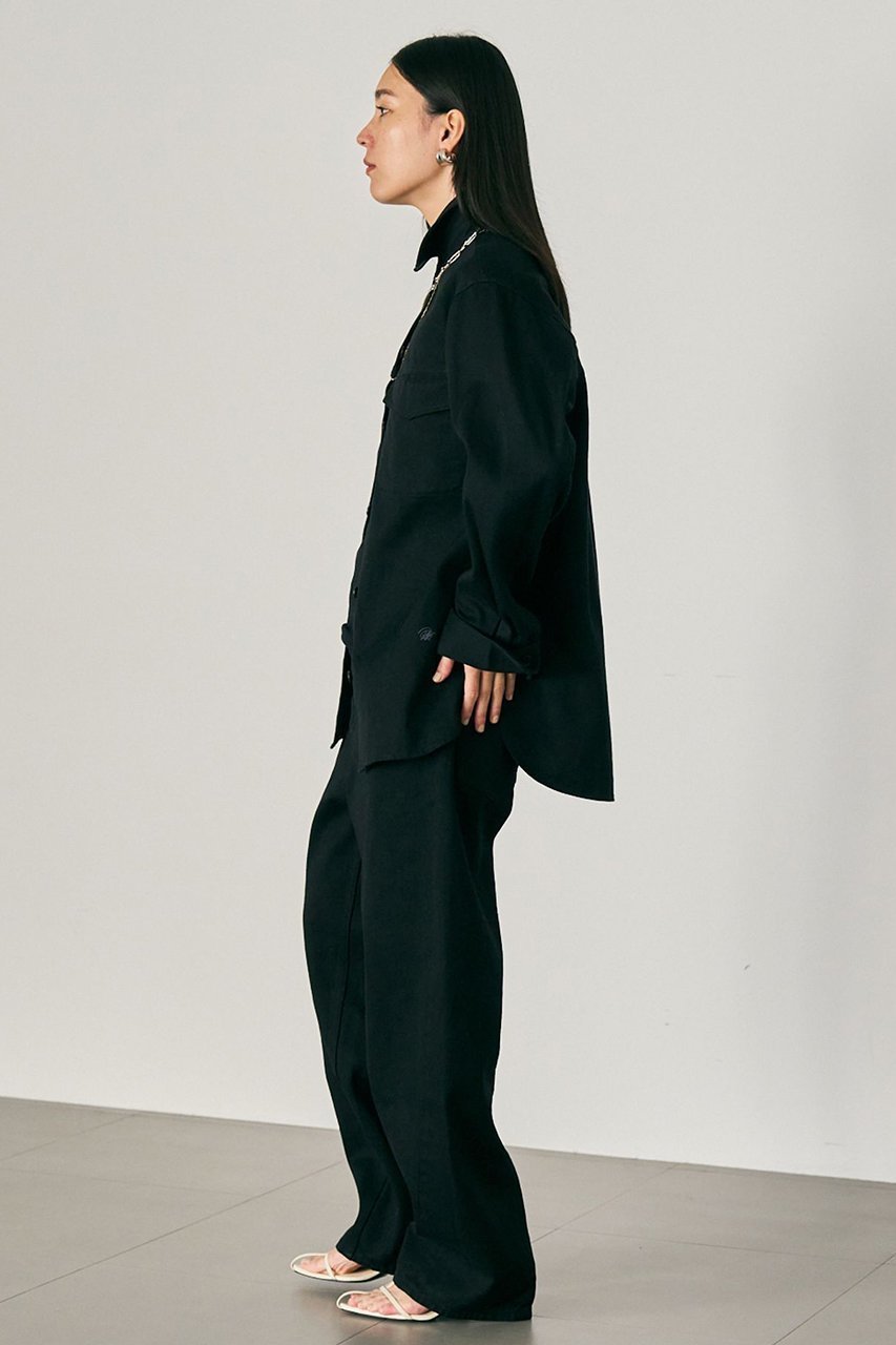 【カオス/Chaos】の【WHY NOT NOW】イーストデニムシャツ 人気、トレンドファッション・服の通販 founy(ファニー) 　ファッション　Fashion　レディースファッション　Fashion for Women　トップス・カットソー　Cut & Sew Tops　シャツ・ブラウス・オフィスカジュアル　Elegant Blouses & Button-Ups　おすすめ　Recommended / Our Picks　コンパクト　Compact, Small Size　スリーブ　Sleeve, Long Sleeve / Short Sleeve　デニム　Denim, Jeans Material　ロング　Long, Long-Length　ワーク　Workwear, Utility Style　再入荷　Restock / Back in Stock　other-3|ID: prp329100004757834 ipo3291000000035501367