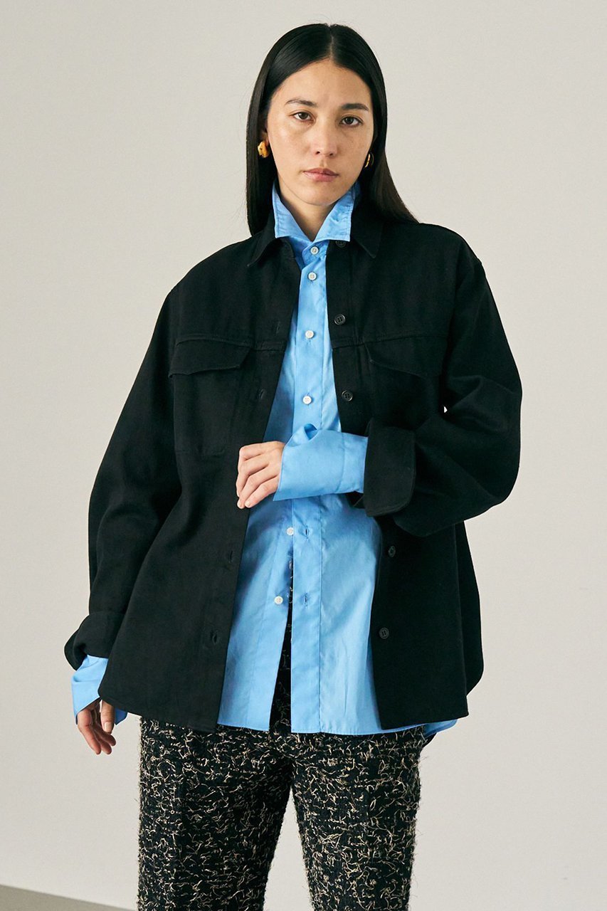 【カオス/Chaos】の【WHY NOT NOW】イーストデニムシャツ 人気、トレンドファッション・服の通販 founy(ファニー) 　ファッション　Fashion　レディースファッション　Fashion for Women　トップス・カットソー　Cut & Sew Tops　シャツ・ブラウス・オフィスカジュアル　Elegant Blouses & Button-Ups　おすすめ　Recommended / Our Picks　コンパクト　Compact, Small Size　スリーブ　Sleeve, Long Sleeve / Short Sleeve　デニム　Denim, Jeans Material　ロング　Long, Long-Length　ワーク　Workwear, Utility Style　再入荷　Restock / Back in Stock　other-5|ID: prp329100004757834 ipo3291000000035501369