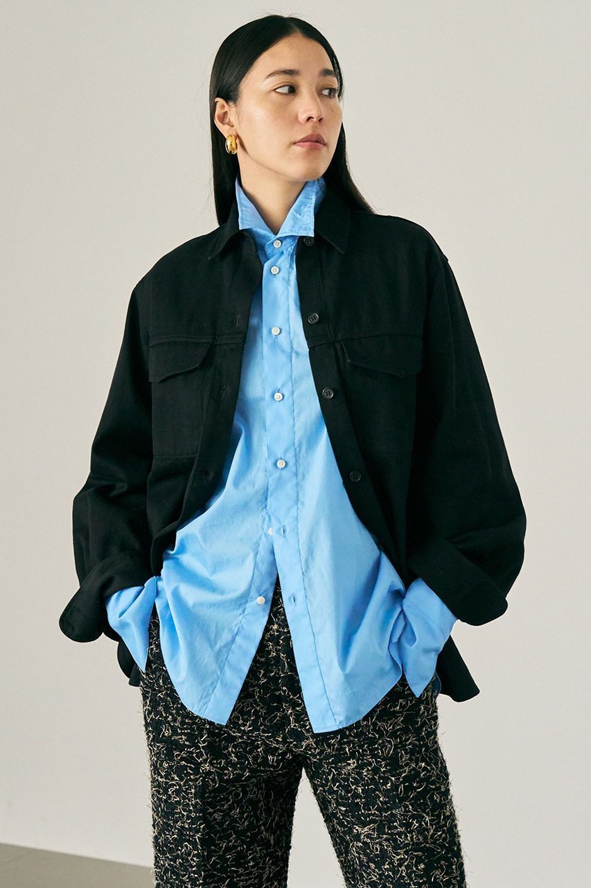 【カオス/Chaos】の【WHY NOT NOW】イーストデニムシャツ 人気、トレンドファッション・服の通販 founy(ファニー) 　ファッション　Fashion　レディースファッション　Fashion for Women　トップス・カットソー　Cut & Sew Tops　シャツ・ブラウス・オフィスカジュアル　Elegant Blouses & Button-Ups　おすすめ　Recommended / Our Picks　コンパクト　Compact, Small Size　スリーブ　Sleeve, Long Sleeve / Short Sleeve　デニム　Denim, Jeans Material　ロング　Long, Long-Length　ワーク　Workwear, Utility Style　再入荷　Restock / Back in Stock　other-8|ID: prp329100004757834 ipo3291000000035501373