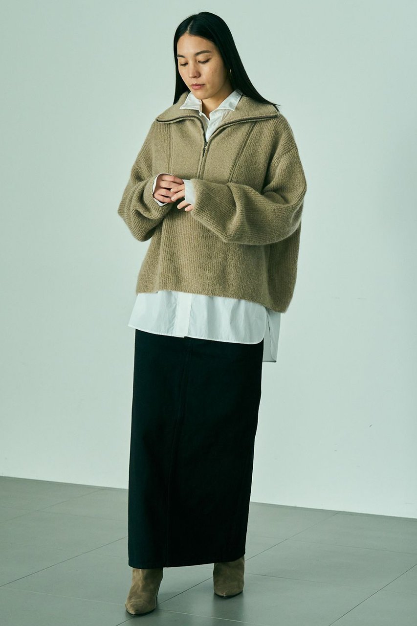 【カオス/Chaos】の【WHY NOT NOW】イーストデニムスカート 人気、トレンドファッション・服の通販 founy(ファニー) 　ファッション　Fashion　レディースファッション　Fashion for Women　スカート　Skirts　デニムスカート・カジュアルスカート　Denim Skirts　ロングスカート　Long Skirts / Maxi & Midi Skirts　おすすめ　Recommended / Our Picks　クラシカル　Classical, Vintage-Inspired　スリット　Slit, Slit Detail　デニム　Denim, Jeans Material　ロング　Long, Long-Length　新作・新入荷　New Arrivals / New In　other-2|ID: prp329100004757835 ipo3291000000034420745