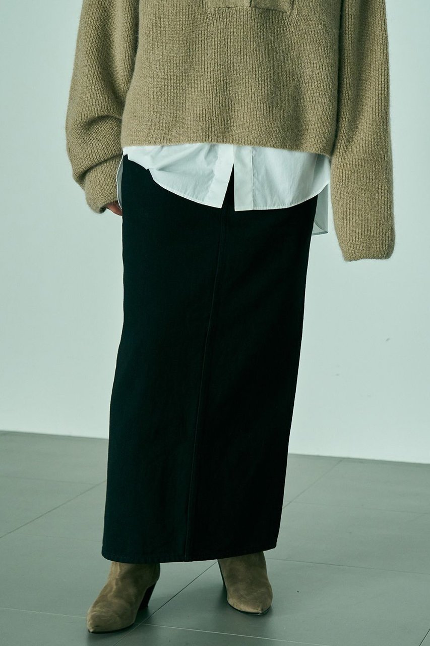 【カオス/Chaos】の【WHY NOT NOW】イーストデニムスカート 人気、トレンドファッション・服の通販 founy(ファニー) 　ファッション　Fashion　レディースファッション　Fashion for Women　スカート　Skirts　デニムスカート・カジュアルスカート　Denim Skirts　ロングスカート　Long Skirts / Maxi & Midi Skirts　おすすめ　Recommended / Our Picks　クラシカル　Classical, Vintage-Inspired　スリット　Slit, Slit Detail　デニム　Denim, Jeans Material　ロング　Long, Long-Length　新作・新入荷　New Arrivals / New In　other-5|ID: prp329100004757835 ipo3291000000034420748