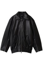 【メゾンスペシャル/MAISON SPECIAL】のOversized Real Leather Zip Blouson/オーバーサイズリアルレザージップブルゾン BLK(ブラック)|ID: prp329100004757839 ipo3291000000034420774