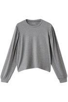 【スリー ドッツ/three dots】のブラッシュドセーター ボリュームスリーブ トップス 人気、トレンドファッション・服の通販 founy(ファニー) ファッション Fashion レディースファッション Fashion for Women トップス・カットソー Cut & Sew Tops シャツ・ブラウス・オフィスカジュアル Elegant Blouses & Button-Ups ロングTシャツ・Tシャツ Longline T-Shirts & Tees カットソー・ベーシックTシャツ Cut-and-Sewn Tops / Stretch Tees & Basics ボリューム袖・フリルスリーブブラウス Voluminous & Ruffle Sleeves / Puffy Sleeve Tops スリーブ Sleeve, Long Sleeve / Short Sleeve ロング Long, Long-Length 今季 This Season, Current Season 新作・新入荷 New Arrivals / New In 旅行 Travel thumbnail グレーメランジ|ID: prp329100004757844 ipo3291000000034420822