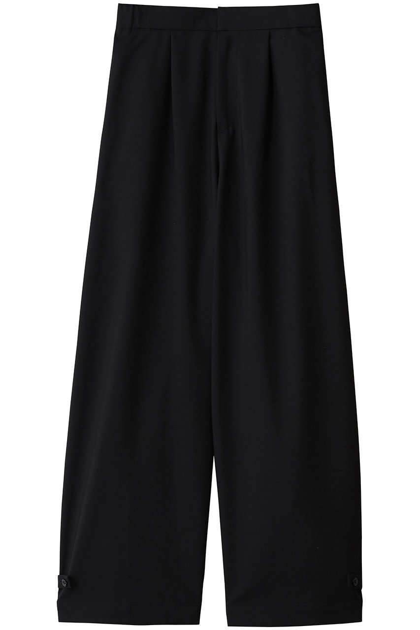 【ミディウミソリッド/MIDIUMISOLID】のcocoon wide PT パンツ インテリア・キッズ・メンズ・レディースファッション・服の通販 founy(ファニー) 　ファッション　Fashion　レディースファッション　Fashion for Women　パンツ　Pants & Trousers　ワイド　Wide, Wide Fit　新作・新入荷　New Arrivals / New In　ブラック|ID: prp329100004757846 ipo3291000000034420841