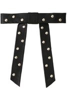 【メゾンスペシャル/MAISON SPECIAL】のLeather Ribbon barrette/レザーバレッタ 人気、トレンドファッション・服の通販 founy(ファニー) ファッション Fashion レディースファッション Fashion for Women シュシュ&ヘアアクセ/ヘアアレンジ Scrunchies & Hair Accessories おすすめ Recommended / Our Picks アクセサリー Fashion Accessories スタッズ Studs, Metal Accents ハーフ Half, Half-Length バレッタ Barrette, Hair Clip パーティ Party, Party Style フロント Front, Front Design リボン Ribbon, Bow 新作・新入荷 New Arrivals / New In |ID:prp329100004757850