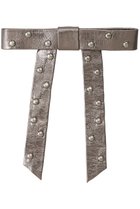 【メゾンスペシャル/MAISON SPECIAL】のLeather Ribbon barrette/レザーバレッタ SLV(シルバー)|ID: prp329100004757850 ipo3291000000034420871