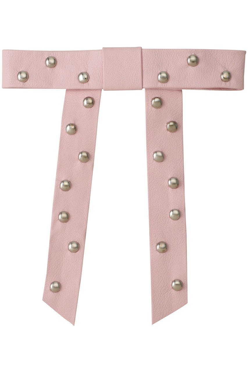 【メゾンスペシャル/MAISON SPECIAL】のLeather Ribbon barrette/レザーバレッタ インテリア・キッズ・メンズ・レディースファッション・服の通販 founy(ファニー) 　ファッション　Fashion　レディースファッション　Fashion for Women　シュシュ&ヘアアクセ/ヘアアレンジ　Scrunchies & Hair Accessories　おすすめ　Recommended / Our Picks　アクセサリー　Fashion Accessories　スタッズ　Studs, Metal Accents　ハーフ　Half, Half-Length　バレッタ　Barrette, Hair Clip　パーティ　Party, Party Style　フロント　Front, Front Design　リボン　Ribbon, Bow　新作・新入荷　New Arrivals / New In　PNK(ピンク)|ID: prp329100004757850 ipo3291000000034420873