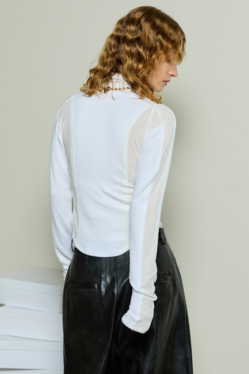 【メゾンスペシャル/MAISON SPECIAL】のAngel Wool Turtleneck Tops/エンジェルウールタートルネックカットソー 人気、トレンドファッション・服の通販 founy(ファニー) 　ファッション　Fashion　レディースファッション　Fashion for Women　トップス・カットソー　Cut & Sew Tops　シャツ・ブラウス・オフィスカジュアル　Elegant Blouses & Button-Ups　ロングTシャツ・Tシャツ　Longline T-Shirts & Tees　カットソー・ベーシックTシャツ　Cut-and-Sewn Tops / Stretch Tees & Basics　タートルネック・ハイネックトップス　Turtlenecks & High-Neck Tops　カットソー　Cut and Sewn Top　ジャケット　Jacket, Outerwear　スタイリッシュ　Stylish, Fashionable　スリーブ　Sleeve, Long Sleeve / Short Sleeve　ハイネック　High Neck, Mock Neck　ロング　Long, Long-Length　other-7|ID: prp329100004757853 ipo3291000000034420901