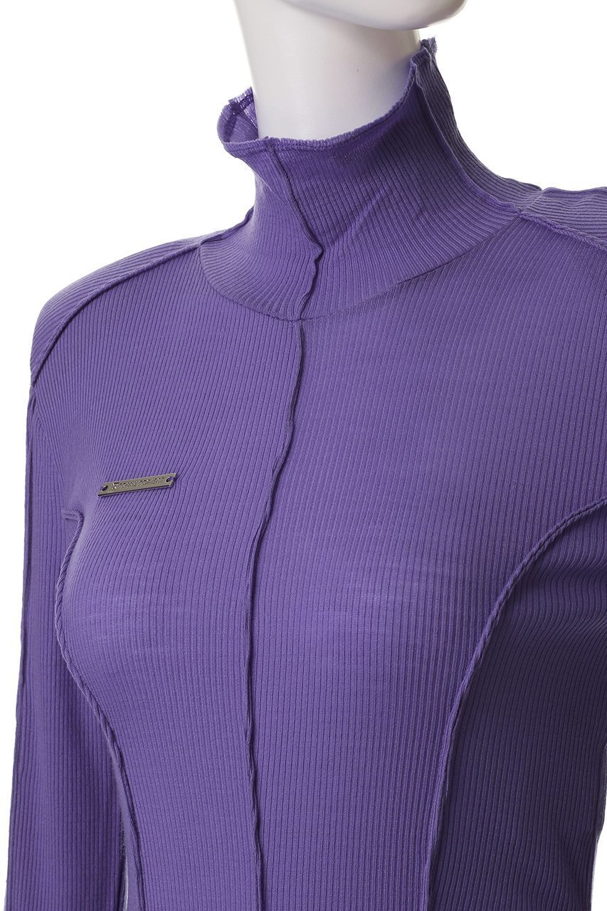 【プランク プロジェクト/PRANK PROJECT】のウールテレコボディスーツ / Wool Teleco Bodysuit 人気、トレンドファッション・服の通販 founy(ファニー)  ファッション Fashion レディースファッション Fashion for Women トップス・カットソー Cut & Sew Tops シャツ・ブラウス・オフィスカジュアル Elegant Blouses & Button-Ups ロングTシャツ・Tシャツ Longline T-Shirts & Tees カットソー・ベーシックTシャツ Cut-and-Sewn Tops / Stretch Tees & Basics カッティング Cutting Detail シンプル Simple, Minimal スリーブ Sleeve, Long Sleeve / Short Sleeve スーツ Suit, Formalwear テレコ Ribbed, Rib Stitch ロング Long, Long-Length other-5|ID: prp329100004757856 ipo3291000000034421324