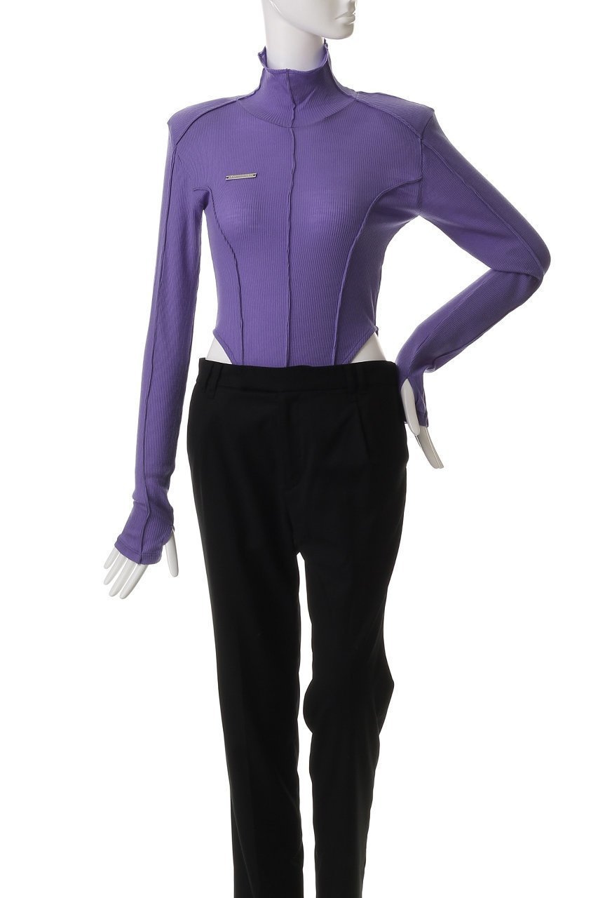 【プランク プロジェクト/PRANK PROJECT】のウールテレコボディスーツ / Wool Teleco Bodysuit 人気、トレンドファッション・服の通販 founy(ファニー) ファッション Fashion レディースファッション Fashion for Women トップス・カットソー Cut & Sew Tops シャツ・ブラウス・オフィスカジュアル Elegant Blouses & Button-Ups ロングTシャツ・Tシャツ Longline T-Shirts & Tees カットソー・ベーシックTシャツ Cut-and-Sewn Tops / Stretch Tees & Basics カッティング Cutting Detail シンプル Simple, Minimal スリーブ Sleeve, Long Sleeve / Short Sleeve スーツ Suit, Formalwear テレコ Ribbed, Rib Stitch ロング Long, Long-Length other-2|ID: prp329100004757856 ipo3291000000035386902