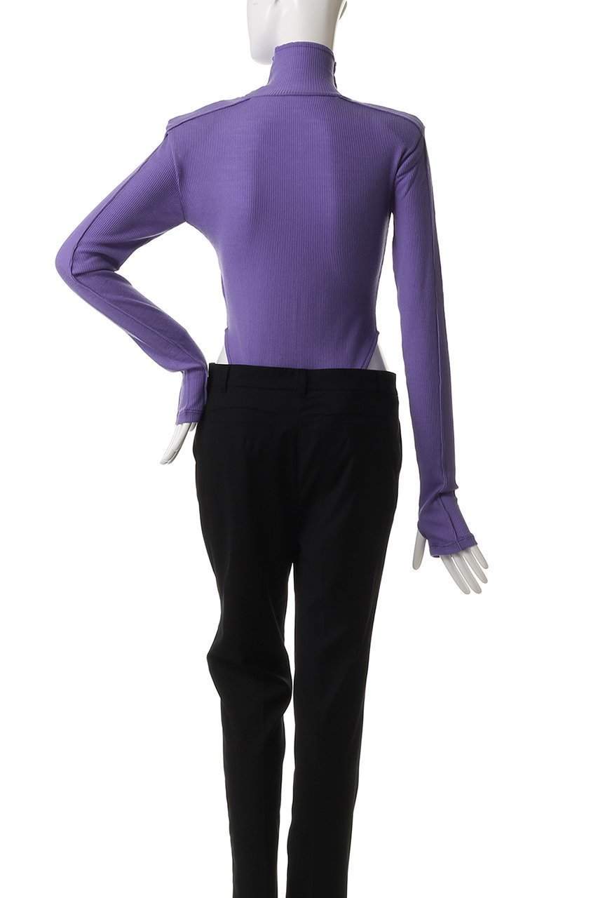 【プランク プロジェクト/PRANK PROJECT】のウールテレコボディスーツ / Wool Teleco Bodysuit 人気、トレンドファッション・服の通販 founy(ファニー) ファッション Fashion レディースファッション Fashion for Women トップス・カットソー Cut & Sew Tops シャツ・ブラウス・オフィスカジュアル Elegant Blouses & Button-Ups ロングTシャツ・Tシャツ Longline T-Shirts & Tees カットソー・ベーシックTシャツ Cut-and-Sewn Tops / Stretch Tees & Basics カッティング Cutting Detail シンプル Simple, Minimal スリーブ Sleeve, Long Sleeve / Short Sleeve スーツ Suit, Formalwear テレコ Ribbed, Rib Stitch ロング Long, Long-Length other-4|ID: prp329100004757856 ipo3291000000035386904