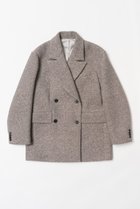 【プランク プロジェクト/PRANK PROJECT】のスライバーウールオーバージャケット / Sliver Wool Overcoat Jacket 人気、トレンドファッション・服の通販 founy(ファニー) ファッション Fashion レディースファッション Fashion for Women アウター Coat / Outerwear Collection コート・ロングコート・ピーコート Long Coats, Peacoats & More レディースジャケット・軽アウター Jackets ダブル Double, Double-Breasted ボンディング Bonding, Bonded Fabric マニッシュ Mannish, Boyish ミドル Middle Length, Mid Height ロング Long, Long-Length thumbnail BGE(ベージュ)|ID: prp329100004757857 ipo3291000000034422519