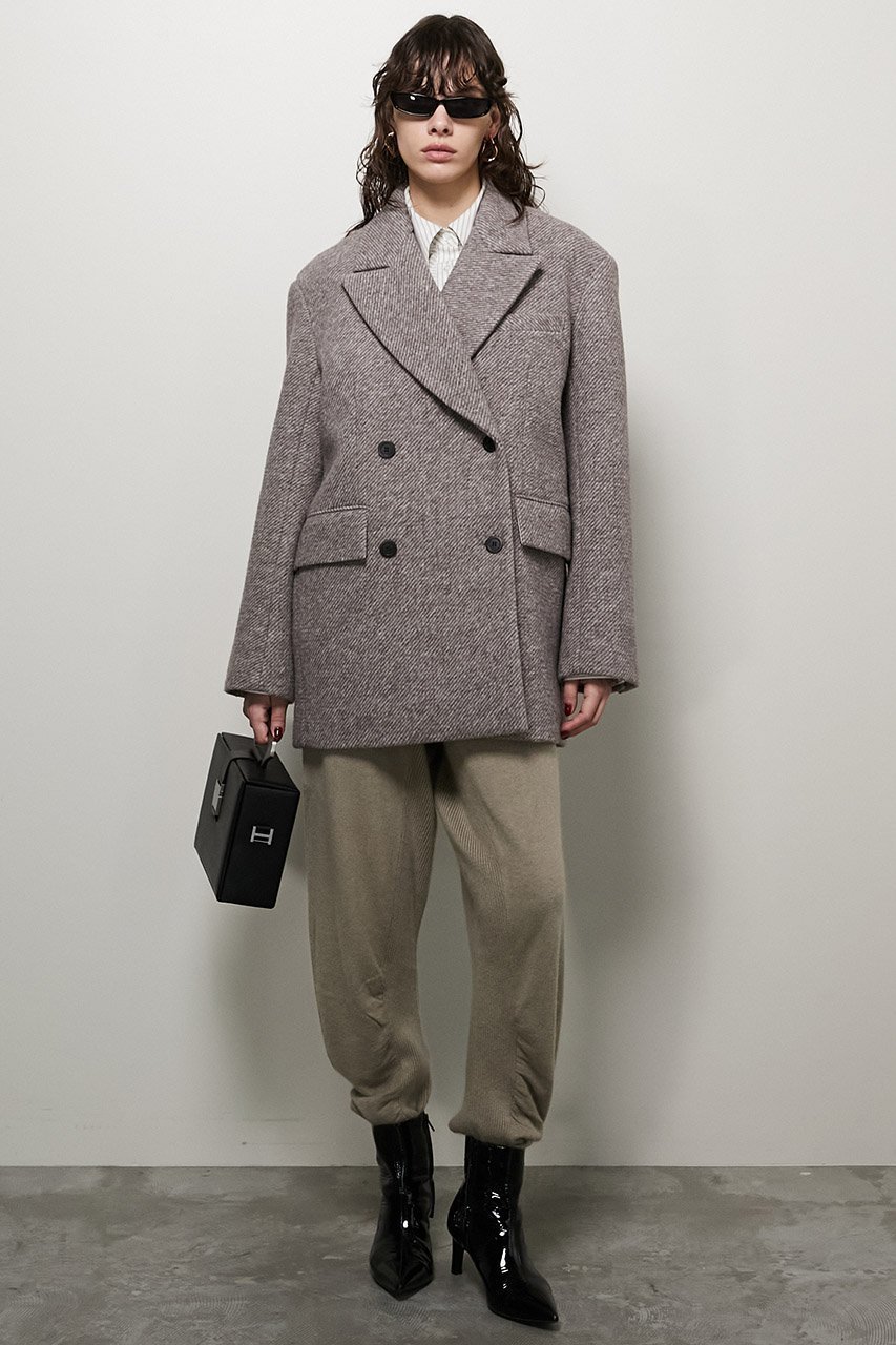 【プランク プロジェクト/PRANK PROJECT】のスライバーウールオーバージャケット / Sliver Wool Overcoat Jacket 人気、トレンドファッション・服の通販 founy(ファニー) 　ファッション　Fashion　レディースファッション　Fashion for Women　アウター　Coat / Outerwear Collection　コート・ロングコート・ピーコート　Long Coats, Peacoats & More　レディースジャケット・軽アウター　Jackets　ダブル　Double, Double-Breasted　ボンディング　Bonding, Bonded Fabric　マニッシュ　Mannish, Boyish　ミドル　Middle Length, Mid Height　ロング　Long, Long-Length　other-6|ID: prp329100004757857 ipo3291000000034422524