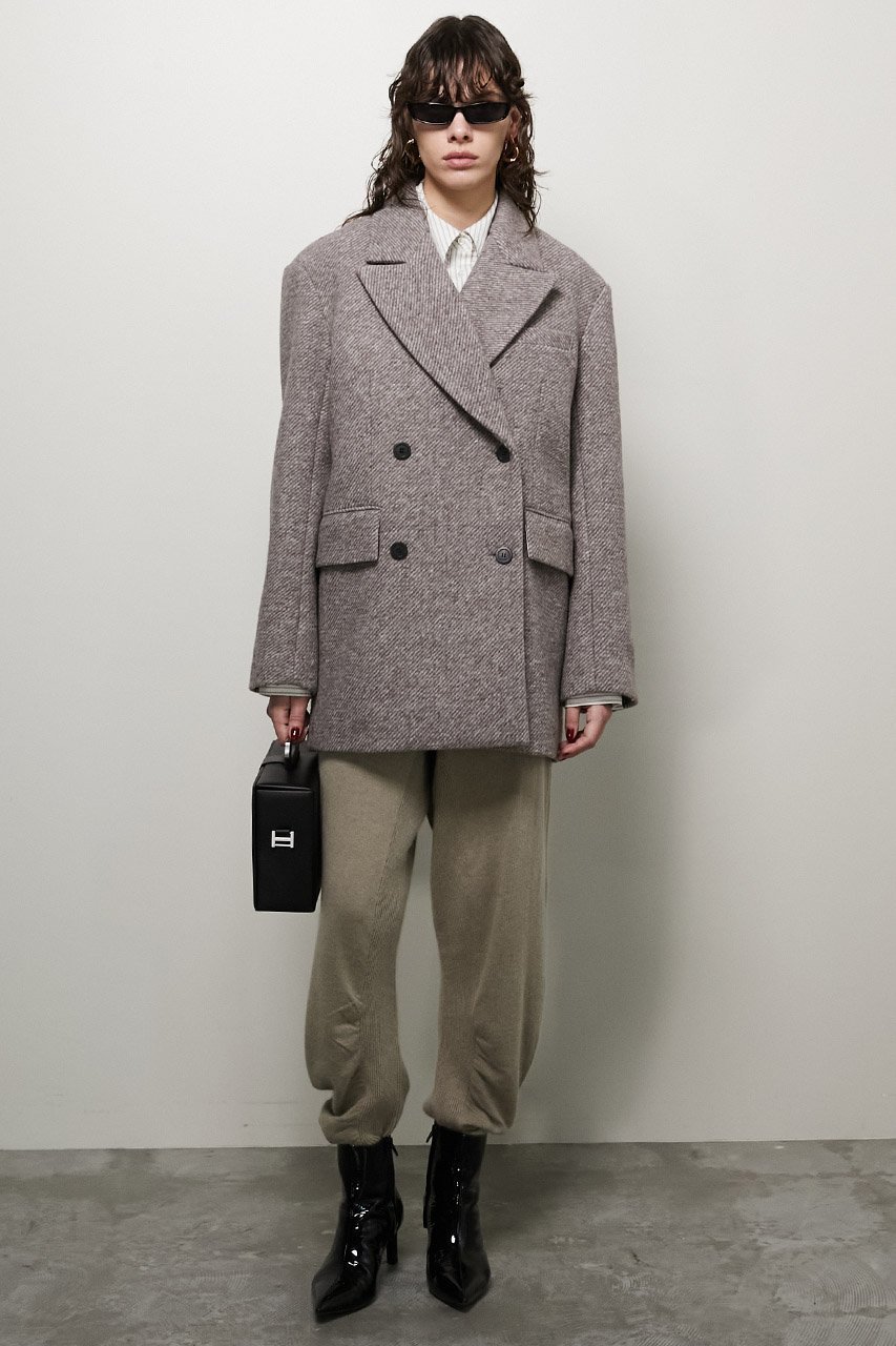 【プランク プロジェクト/PRANK PROJECT】のスライバーウールオーバージャケット / Sliver Wool Overcoat Jacket 人気、トレンドファッション・服の通販 founy(ファニー) 　ファッション　Fashion　レディースファッション　Fashion for Women　アウター　Coat / Outerwear Collection　コート・ロングコート・ピーコート　Long Coats, Peacoats & More　レディースジャケット・軽アウター　Jackets　ダブル　Double, Double-Breasted　ボンディング　Bonding, Bonded Fabric　マニッシュ　Mannish, Boyish　ミドル　Middle Length, Mid Height　ロング　Long, Long-Length　other-5|ID: prp329100004757857 ipo3291000000035680238
