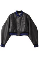 【プランク プロジェクト/PRANK PROJECT】のレザースタジャンブルゾン / Leather Stadium Blouson 人気、トレンドファッション・服の通販 founy(ファニー) ファッション Fashion レディースファッション Fashion for Women アウター Coat / Outerwear Collection レディースジャケット・軽アウター Jackets ブルゾンジャケット・スポーティアウター Blouson Jackets クロップド Cropped, Short Length ジャケット Jacket, Outerwear バランス Balance, Style Balance フェイクレザー Faux Leather, PU Leather フェミニン Feminine, Girly ブルゾン Blouson, Bomber Jacket リアル Real, Realistic |ID:prp329100004757858