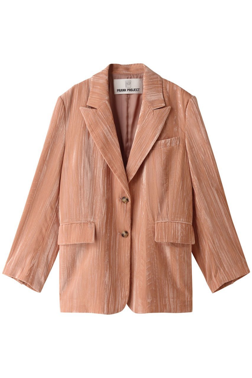 【プランク プロジェクト/PRANK PROJECT】のベルベットジャケット / Velvet Jacket インテリア・キッズ・メンズ・レディースファッション・服の通販 founy(ファニー) 　ファッション　Fashion　レディースファッション　Fashion for Women　アウター　Coat / Outerwear Collection　レディースジャケット・軽アウター　Jackets　クラシック　Classic, Timeless Style　ショルダー　Shoulder, Shoulder Strap　ジャケット　Jacket, Outerwear　スマート　Smart, Elegant　セットアップ　Set-Up, Coordinated Outfit　フィット　Fit, Slim Fit　フレア　Flare, Flared　ベルベット　Velvet, Velvety　リラックス　Relax, Relaxed Fit　ルーズ　Loose, Oversized　PNK(ピンク)|ID: prp329100004757859 ipo3291000000034422636