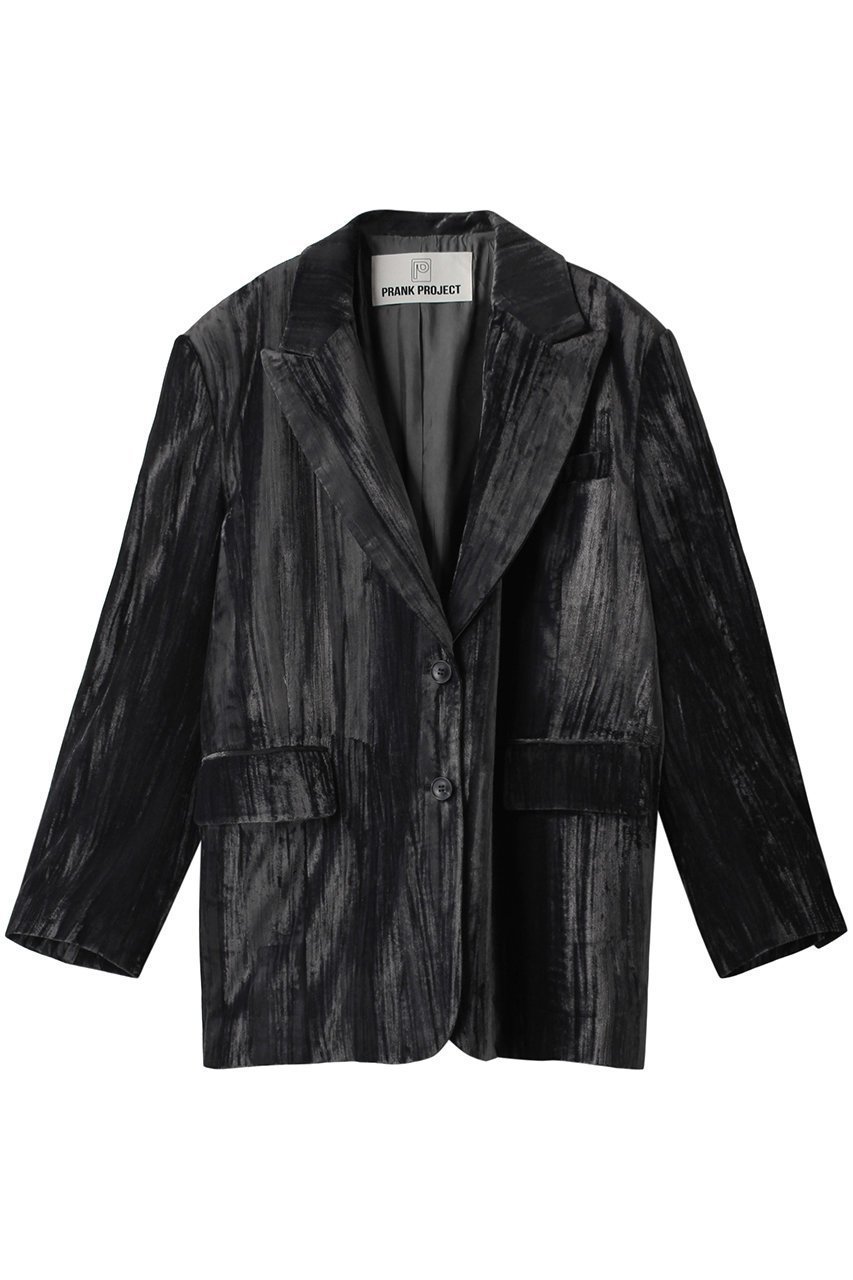 【プランク プロジェクト/PRANK PROJECT】のベルベットジャケット / Velvet Jacket インテリア・キッズ・メンズ・レディースファッション・服の通販 founy(ファニー) ファッション Fashion レディースファッション Fashion for Women アウター Coat / Outerwear Collection レディースジャケット・軽アウター Jackets クラシック Classic, Timeless Style ショルダー Shoulder, Shoulder Strap ジャケット Jacket, Outerwear スマート Smart, Elegant セットアップ Set-Up, Coordinated Outfit フィット Fit, Slim Fit フレア Flare, Flared ベルベット Velvet, Velvety リラックス Relax, Relaxed Fit ルーズ Loose, Oversized GRY(グレー)|ID: prp329100004757859 ipo3291000000035837905