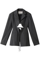 【プランク プロジェクト/PRANK PROJECT】のレースアップジャケット / Lace-up Jacket 人気、トレンドファッション・服の通販 founy(ファニー) ファッション Fashion レディースファッション Fashion for Women アウター Coat / Outerwear Collection レディースジャケット・軽アウター Jackets インナー Innerwear コンパクト Compact, Small Size ジャケット Jacket, Outerwear ストレッチ Stretch, Stretchy Fabric スリム Slim, Slim Fit セットアップ Set-Up, Coordinated Outfit フロント Front, Front Design レース Lace, Lace Fabric |ID:prp329100004757860