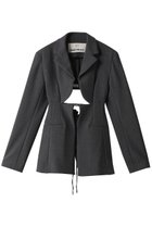 【プランク プロジェクト/PRANK PROJECT】のレースアップジャケット / Lace-up Jacket 人気、トレンドファッション・服の通販 founy(ファニー) ファッション Fashion レディースファッション Fashion for Women アウター Coat / Outerwear Collection レディースジャケット・軽アウター Jackets インナー Innerwear コンパクト Compact, Small Size ジャケット Jacket, Outerwear ストレッチ Stretch, Stretchy Fabric スリム Slim, Slim Fit セットアップ Set-Up, Coordinated Outfit フロント Front, Front Design レース Lace, Lace Fabric thumbnail GRY(グレー)|ID: prp329100004757860 ipo3291000000034422729