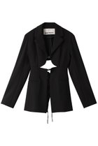 【プランク プロジェクト/PRANK PROJECT】のレースアップジャケット / Lace-up Jacket 人気、トレンドファッション・服の通販 founy(ファニー) ファッション Fashion レディースファッション Fashion for Women アウター Coat / Outerwear Collection レディースジャケット・軽アウター Jackets インナー Innerwear コンパクト Compact, Small Size ジャケット Jacket, Outerwear ストレッチ Stretch, Stretchy Fabric スリム Slim, Slim Fit セットアップ Set-Up, Coordinated Outfit フロント Front, Front Design レース Lace, Lace Fabric thumbnail BLK(ブラック)|ID: prp329100004757860 ipo3291000000034422730