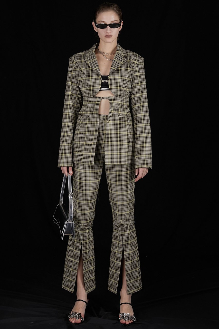 【プランク プロジェクト/PRANK PROJECT】のレースアップジャケット / Lace-up Jacket 人気、トレンドファッション・服の通販 founy(ファニー) 　ファッション　Fashion　レディースファッション　Fashion for Women　アウター　Coat / Outerwear Collection　レディースジャケット・軽アウター　Jackets　インナー　Innerwear　コンパクト　Compact, Small Size　ジャケット　Jacket, Outerwear　ストレッチ　Stretch, Stretchy Fabric　スリム　Slim, Slim Fit　セットアップ　Set-Up, Coordinated Outfit　フロント　Front, Front Design　レース　Lace, Lace Fabric　other-2|ID: prp329100004757860 ipo3291000000034422732