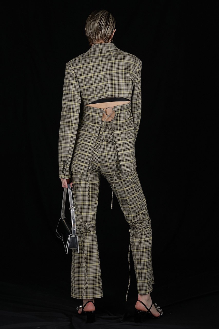 【プランク プロジェクト/PRANK PROJECT】のレースアップジャケット / Lace-up Jacket 人気、トレンドファッション・服の通販 founy(ファニー) 　ファッション　Fashion　レディースファッション　Fashion for Women　アウター　Coat / Outerwear Collection　レディースジャケット・軽アウター　Jackets　インナー　Innerwear　コンパクト　Compact, Small Size　ジャケット　Jacket, Outerwear　ストレッチ　Stretch, Stretchy Fabric　スリム　Slim, Slim Fit　セットアップ　Set-Up, Coordinated Outfit　フロント　Front, Front Design　レース　Lace, Lace Fabric　other-3|ID: prp329100004757860 ipo3291000000034422733