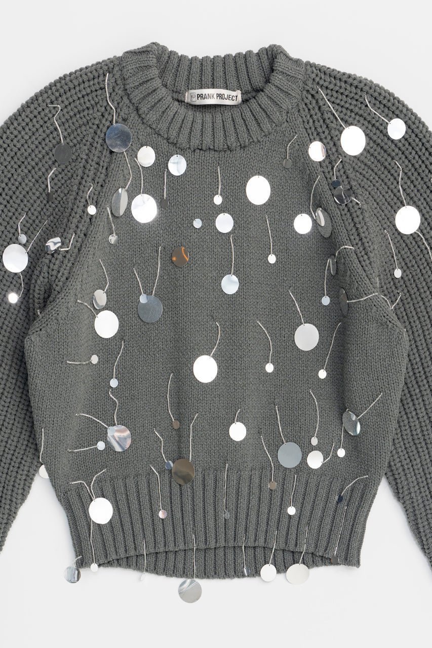 【プランク プロジェクト/PRANK PROJECT】のスパングルニット / Spangle Knit 人気、トレンドファッション・服の通販 founy(ファニー)  ファッション Fashion レディースファッション Fashion for Women トップス・カットソー Cut & Sew Tops ニット Knit Tops & Sweaters カジュアルプルオーバー・ニットトップス Pullovers & Knit Tops / Casual Pullovers ストレッチ Stretch, Stretchy Fabric スパンコール Sequins, Sequin Embellishment フリンジ Fringe, Tassel 畦 Ribbed Knit other-2|ID: prp329100004757861 ipo3291000000034422836