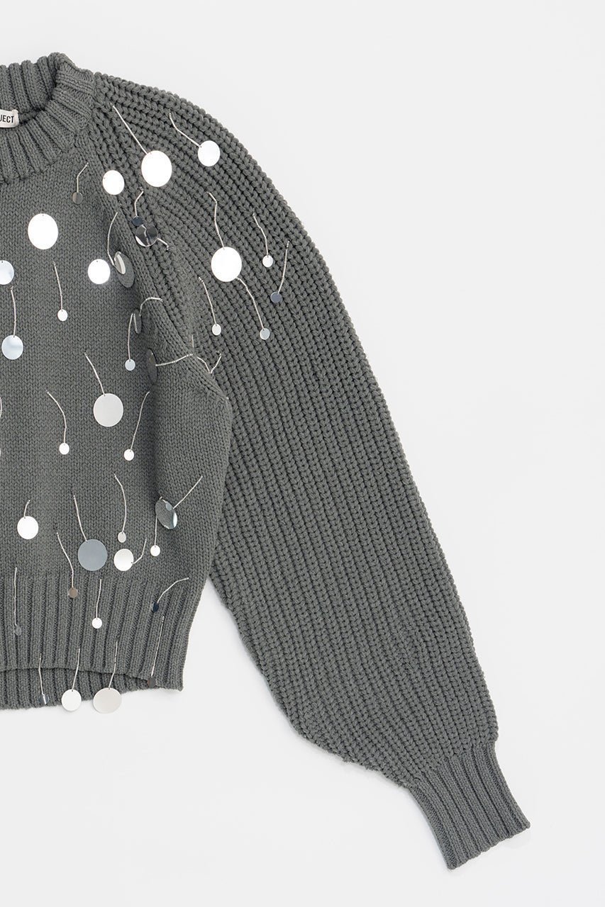 【プランク プロジェクト/PRANK PROJECT】のスパングルニット / Spangle Knit 人気、トレンドファッション・服の通販 founy(ファニー)  ファッション Fashion レディースファッション Fashion for Women トップス・カットソー Cut & Sew Tops ニット Knit Tops & Sweaters カジュアルプルオーバー・ニットトップス Pullovers & Knit Tops / Casual Pullovers ストレッチ Stretch, Stretchy Fabric スパンコール Sequins, Sequin Embellishment フリンジ Fringe, Tassel 畦 Ribbed Knit other-3|ID: prp329100004757861 ipo3291000000034422837