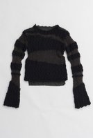 【プランク プロジェクト/PRANK PROJECT】のスラブモヘアボーダーニット/Slub Mohair Border Knit 人気、トレンドファッション・服の通販 founy(ファニー) ファッション Fashion レディースファッション Fashion for Women トップス・カットソー Cut & Sew Tops ニット Knit Tops & Sweaters カジュアルプルオーバー・ニットトップス Pullovers & Knit Tops / Casual Pullovers インナー Innerwear カットソー Cut and Sewn Top デニム Denim, Jeans Material ビッグ Big, Oversized フレア Flare, Flared ボーダー Border, Stripe ランダム Random, Irregular |ID:prp329100004757862