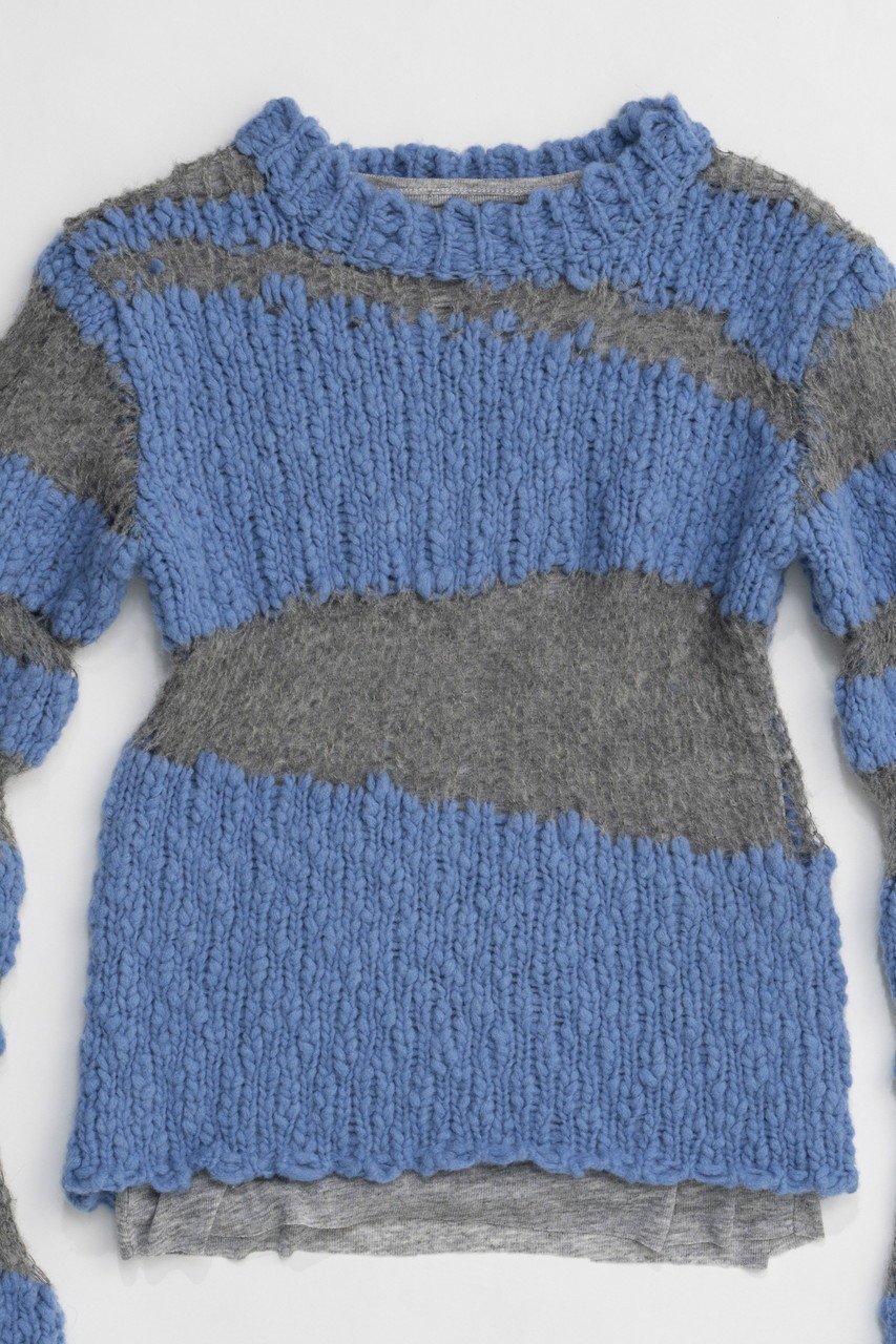 【プランク プロジェクト/PRANK PROJECT】のスラブモヘアボーダーニット/Slub Mohair Border Knit 人気、トレンドファッション・服の通販 founy(ファニー)  ファッション Fashion レディースファッション Fashion for Women トップス・カットソー Cut & Sew Tops ニット Knit Tops & Sweaters カジュアルプルオーバー・ニットトップス Pullovers & Knit Tops / Casual Pullovers インナー Innerwear カットソー Cut and Sewn Top デニム Denim, Jeans Material ビッグ Big, Oversized フレア Flare, Flared ボーダー Border, Stripe ランダム Random, Irregular other-2|ID: prp329100004757862 ipo3291000000034422890