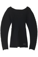 【プランク プロジェクト/PRANK PROJECT】のラウンドリブニット / Round Rib Knit 人気、トレンドファッション・服の通販 founy(ファニー) ファッション Fashion レディースファッション Fashion for Women トップス・カットソー Cut & Sew Tops ニット Knit Tops & Sweaters カジュアルプルオーバー・ニットトップス Pullovers & Knit Tops / Casual Pullovers おすすめ Recommended / Our Picks スリット Slit, Slit Detail フロント Front, Front Design ラウンド Round, Round Neck |ID:prp329100004757863