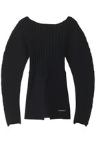 【プランク プロジェクト/PRANK PROJECT】のラウンドリブニット / Round Rib Knit 人気、トレンドファッション・服の通販 founy(ファニー) ファッション Fashion レディースファッション Fashion for Women トップス・カットソー Cut & Sew Tops ニット Knit Tops & Sweaters カジュアルプルオーバー・ニットトップス Pullovers & Knit Tops / Casual Pullovers おすすめ Recommended / Our Picks スリット Slit, Slit Detail フロント Front, Front Design ラウンド Round, Round Neck thumbnail BLK(ブラック)|ID: prp329100004757863 ipo3291000000034422909