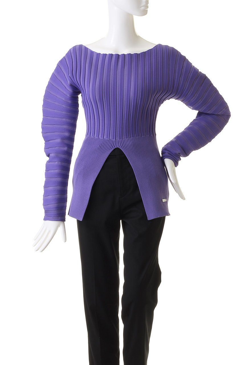 【プランク プロジェクト/PRANK PROJECT】のラウンドリブニット / Round Rib Knit 人気、トレンドファッション・服の通販 founy(ファニー)  ファッション Fashion レディースファッション Fashion for Women トップス・カットソー Cut & Sew Tops ニット Knit Tops & Sweaters カジュアルプルオーバー・ニットトップス Pullovers & Knit Tops / Casual Pullovers おすすめ Recommended / Our Picks スリット Slit, Slit Detail フロント Front, Front Design ラウンド Round, Round Neck other-2|ID: prp329100004757863 ipo3291000000034422912