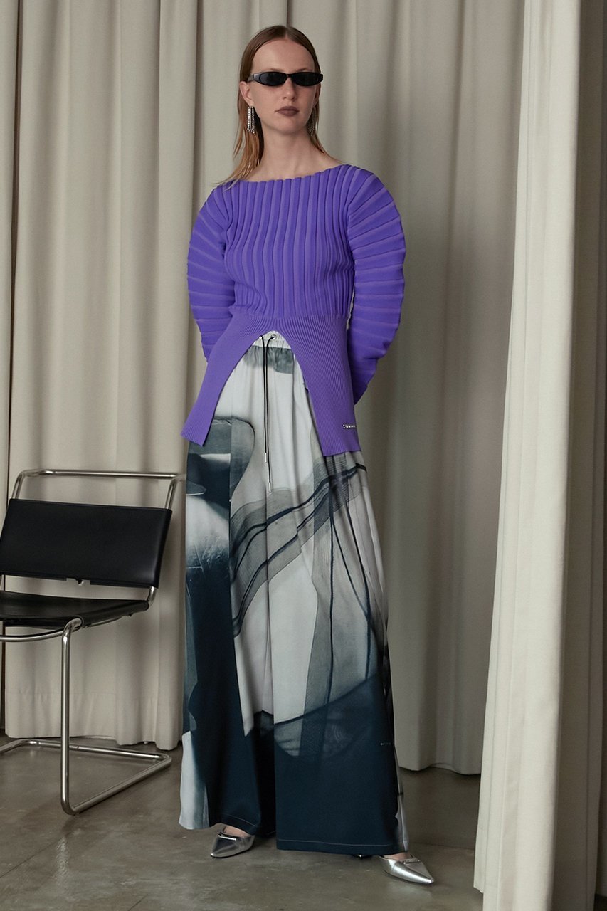 【プランク プロジェクト/PRANK PROJECT】のラウンドリブニット / Round Rib Knit 人気、トレンドファッション・服の通販 founy(ファニー) 　ファッション　Fashion　レディースファッション　Fashion for Women　トップス・カットソー　Cut & Sew Tops　ニット　Knit Tops & Sweaters　カジュアルプルオーバー・ニットトップス　Pullovers & Knit Tops / Casual Pullovers　おすすめ　Recommended / Our Picks　スリット　Slit, Slit Detail　フロント　Front, Front Design　ラウンド　Round, Round Neck　other-8|ID: prp329100004757863 ipo3291000000035838004