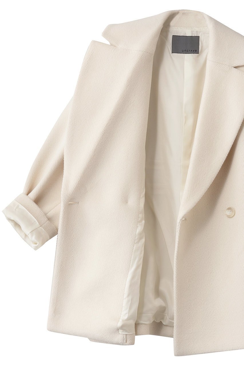 【アンクレイヴ/uncrave】のヘリンボーンパイル ジャコット 人気、トレンドファッション・服の通販 founy(ファニー) 　ファッション　Fashion　レディースファッション　Fashion for Women　アウター　Coat / Outerwear Collection　コート・ロングコート・ピーコート　Long Coats, Peacoats & More　オケージョン　Occasion Wear　クラシカル　Classical, Vintage-Inspired　シェイプ　Shape, Slim Fit　シンプル　Simple, Minimal　ミドル　Middle Length, Mid Height　ロング　Long, Long-Length　新作・新入荷　New Arrivals / New In　other-6|ID: prp329100004758948 ipo3291000000034433596