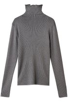 【アンクレイヴ/uncrave】の【11/3 12:00販売開始】ラメニット タートルトップス シルバーグレー|ID:prp329100004758951