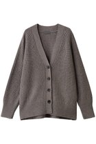 【アンクレイヴ/uncrave】のチャンキーニット カーディガン カーキグレー|ID: prp329100004758952 ipo3291000000034433632