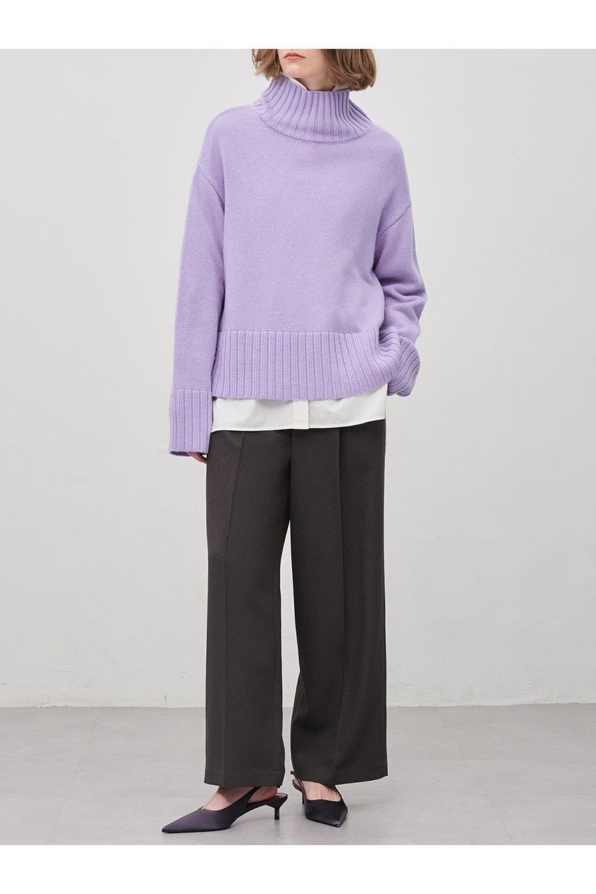 【アンクレイヴ/uncrave】のチャンキーニット プルオーバー 人気、トレンドファッション・服の通販 founy(ファニー) 　ファッション　Fashion　レディースファッション　Fashion for Women　トップス・カットソー　Cut & Sew Tops　ニット　Knit Tops & Sweaters　カジュアルプルオーバー・ニットトップス　Pullovers & Knit Tops / Casual Pullovers　スリット　Slit, Slit Detail　モックネック　Mock Neck, Short Turtleneck　今季　This Season, Current Season　新作・新入荷　New Arrivals / New In　other-7|ID: prp329100004758953 ipo3291000000034433650