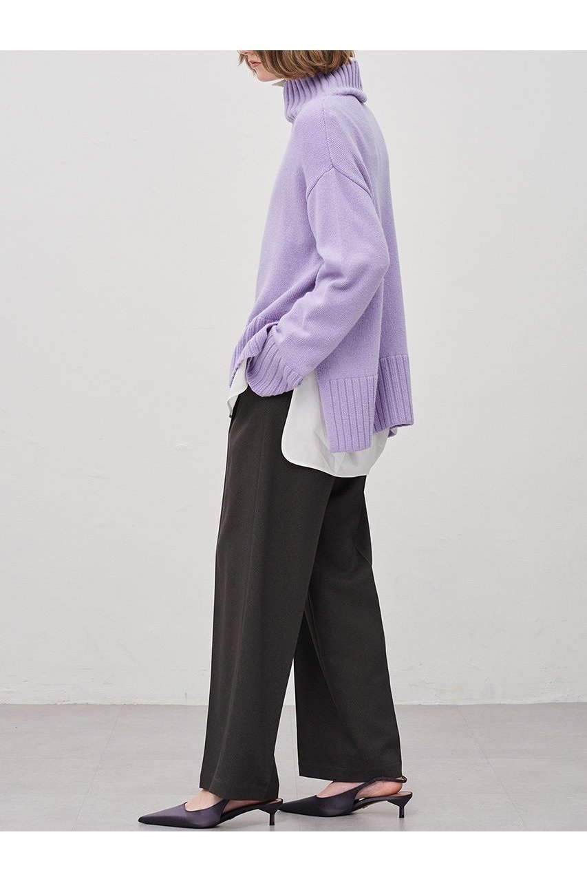 【アンクレイヴ/uncrave】のチャンキーニット プルオーバー 人気、トレンドファッション・服の通販 founy(ファニー) 　ファッション　Fashion　レディースファッション　Fashion for Women　トップス・カットソー　Cut & Sew Tops　ニット　Knit Tops & Sweaters　カジュアルプルオーバー・ニットトップス　Pullovers & Knit Tops / Casual Pullovers　スリット　Slit, Slit Detail　モックネック　Mock Neck, Short Turtleneck　今季　This Season, Current Season　新作・新入荷　New Arrivals / New In　other-8|ID: prp329100004758953 ipo3291000000034433651