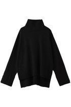 【アンクレイヴ/uncrave】のチャンキーニット プルオーバー 人気、トレンドファッション・服の通販 founy(ファニー) ファッション Fashion レディースファッション Fashion for Women トップス・カットソー Cut & Sew Tops ニット Knit Tops & Sweaters カジュアルプルオーバー・ニットトップス Pullovers & Knit Tops / Casual Pullovers スリット Slit, Slit Detail モックネック Mock Neck, Short Turtleneck 今季 This Season, Current Season thumbnail ブラック|ID: prp329100004758953 ipo3291000000035618615