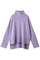【アンクレイヴ/uncrave】のチャンキーニット プルオーバー 人気、トレンドファッション・服の通販 founy(ファニー) ファッション Fashion レディースファッション Fashion for Women トップス・カットソー Cut & Sew Tops ニット Knit Tops & Sweaters カジュアルプルオーバー・ニットトップス Pullovers & Knit Tops / Casual Pullovers スリット Slit, Slit Detail モックネック Mock Neck, Short Turtleneck 今季 This Season, Current Season thumbnail ラベンダー|ID: prp329100004758953 ipo3291000000035618620