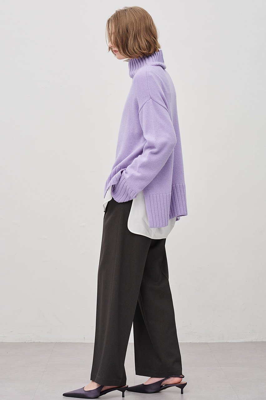 【アンクレイヴ/uncrave】のチャンキーニット プルオーバー 人気、トレンドファッション・服の通販 founy(ファニー) 　ファッション　Fashion　レディースファッション　Fashion for Women　トップス・カットソー　Cut & Sew Tops　ニット　Knit Tops & Sweaters　カジュアルプルオーバー・ニットトップス　Pullovers & Knit Tops / Casual Pullovers　スリット　Slit, Slit Detail　モックネック　Mock Neck, Short Turtleneck　今季　This Season, Current Season　other-8|ID: prp329100004758953 ipo3291000000035618628