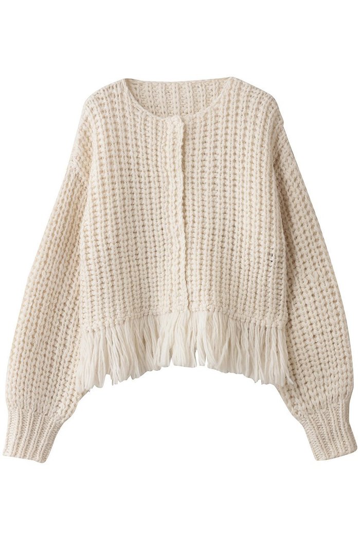 【アンクレイヴ/uncrave】のハンドニット カーディガン インテリア・キッズ・メンズ・レディースファッション・服の通販 founy(ファニー) https://founy.com/ ファッション Fashion レディースファッション Fashion for Women トップス・カットソー Cut & Sew Tops ニット Knit Tops & Sweaters カーディガン・羽織り Layered Style Cardigans カーディガン Cardigan, Knitwear スリーブ Sleeve, Long Sleeve / Short Sleeve ハンド Hand, Handmade フリンジ Fringe, Tassel 新作・新入荷 New Arrivals / New In |ID: prp329100004758955 ipo3291000000034433663