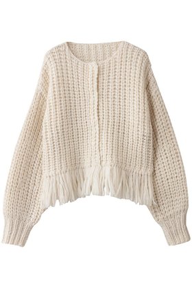 【アンクレイヴ/uncrave】のハンドニット カーディガン 人気、トレンドファッション・服の通販 founy(ファニー) ファッション Fashion レディースファッション Fashion for Women トップス・カットソー Cut & Sew Tops ニット Knit Tops & Sweaters カーディガン・羽織り Layered Style Cardigans カーディガン Cardigan, Knitwear スリーブ Sleeve, Long Sleeve / Short Sleeve ハンド Hand, Handmade フリンジ Fringe, Tassel 新作・新入荷 New Arrivals / New In |ID:prp329100004758955