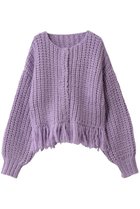 【アンクレイヴ/uncrave】の【11/3 12:00販売開始】ハンドニット カーディガン ラベンダー|ID:prp329100004758955