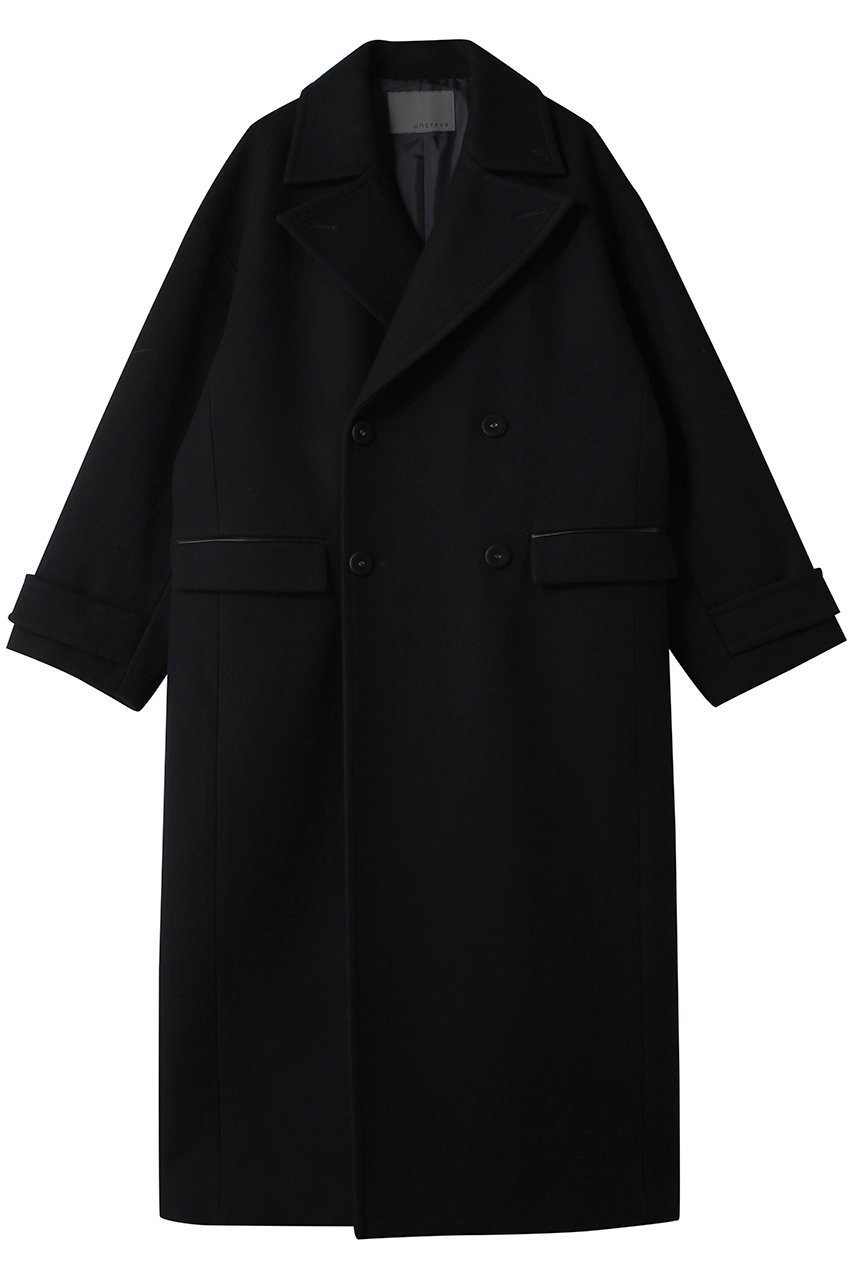 【アンクレイヴ/uncrave】のライトメルトン ロングチェスターコート インテリア・キッズ・メンズ・レディースファッション・服の通販 founy(ファニー) 　ファッション　Fashion　レディースファッション　Fashion for Women　アウター　Coat / Outerwear Collection　コート・ロングコート・ピーコート　Long Coats, Peacoats & More　チェスターコート・ロング丈アウター　Chester Coats / Chesterfield Long Coats　クラシカル　Classical, Vintage-Inspired　ビッグ　Big, Oversized　メルトン　Melton, Heavy Wool　ロング　Long, Long-Length　定番　Standard, Basic Item　新作・新入荷　New Arrivals / New In　ネイビー|ID: prp329100004758956 ipo3291000000034433673