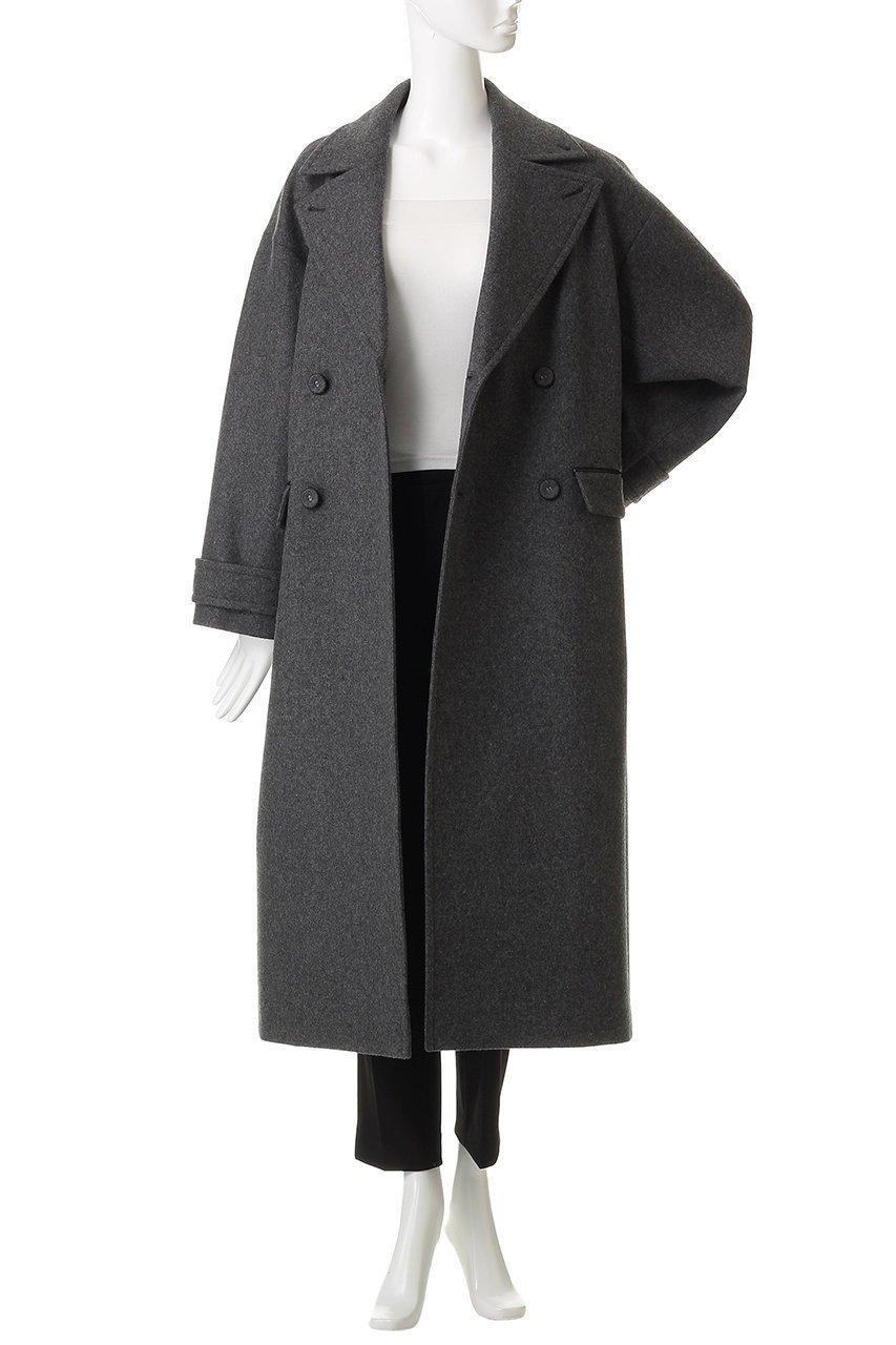 【アンクレイヴ/uncrave】のライトメルトン ロングチェスターコート 人気、トレンドファッション・服の通販 founy(ファニー) 　ファッション　Fashion　レディースファッション　Fashion for Women　アウター　Coat / Outerwear Collection　コート・ロングコート・ピーコート　Long Coats, Peacoats & More　チェスターコート・ロング丈アウター　Chester Coats / Chesterfield Long Coats　クラシカル　Classical, Vintage-Inspired　ビッグ　Big, Oversized　メルトン　Melton, Heavy Wool　ロング　Long, Long-Length　定番　Standard, Basic Item　新作・新入荷　New Arrivals / New In　other-8|ID: prp329100004758956 ipo3291000000034433680